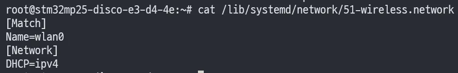 51-wireless.network에 DHCP=ipv4 설정