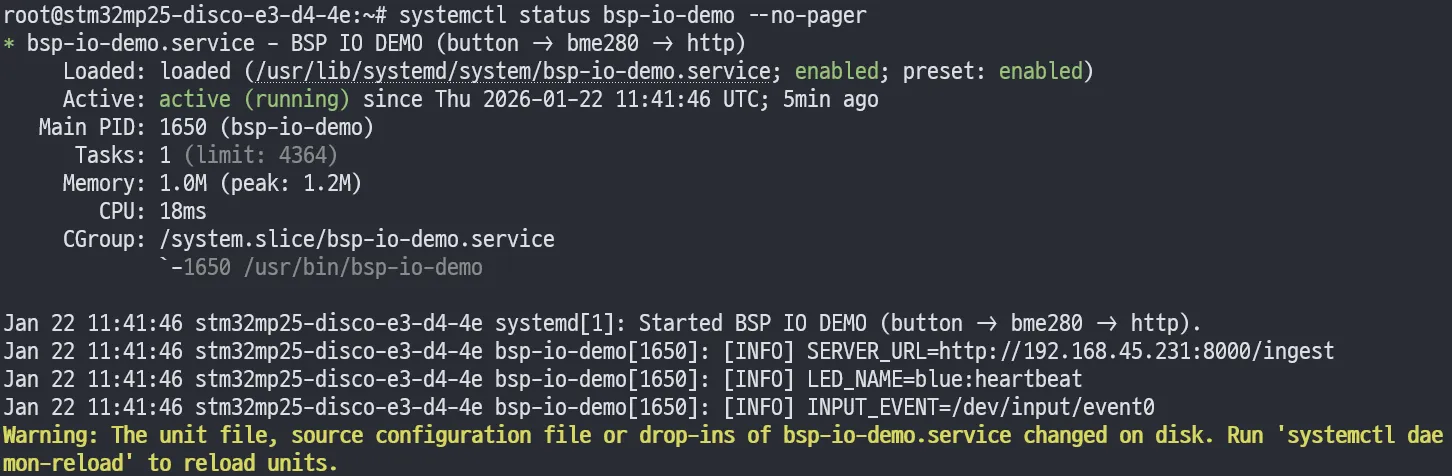 systemctl changed on disk